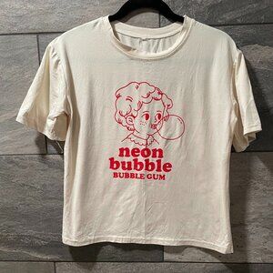 Boxy Baby T-Shirt Cream M